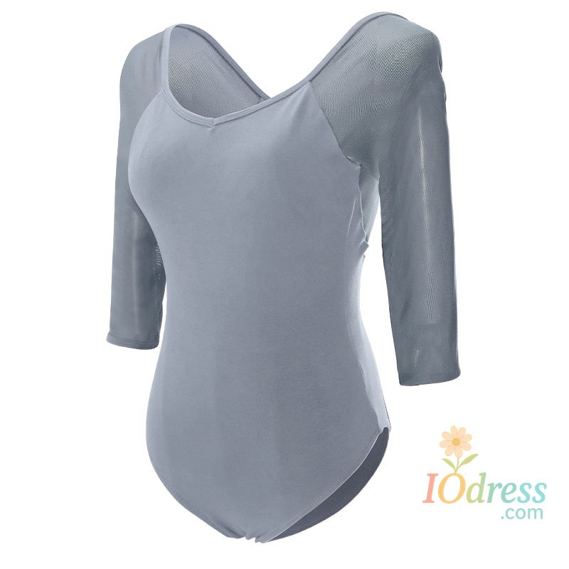 IO Dress Women Ballet Leotards Gymnastics Leotard Sexy Splice Dance Bodysuit Ballerina Dance Leotard Adult Girls Dancewear Ballet Costume