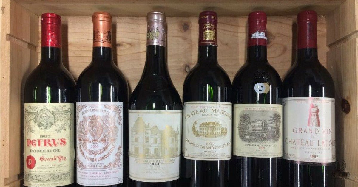 頂級波爾多紅酒：1855年一級莊木桐、拉菲、拉圖、瑪歌、侯伯王、DRC系列等品牌 友誠酒藏