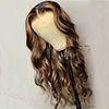 Hightlight Brown Mixed Gold Body Wave Wig