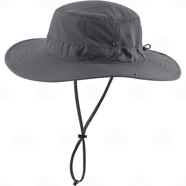 Home Prefer Men's Sun Hat UPF 50+ Wide Brim Bucket Hats for Fishing Hiking Gardening Adjustable Boonie Hat Outdoor Safari Hats