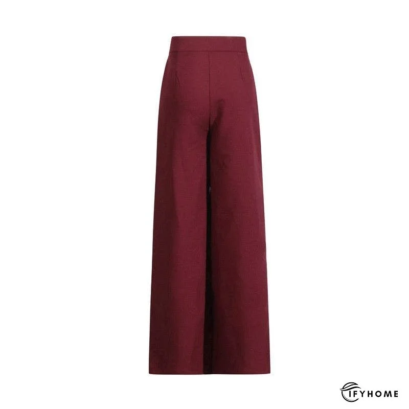 Collar Pocket Patchwork Suit Trousers Suit | IFYHOME