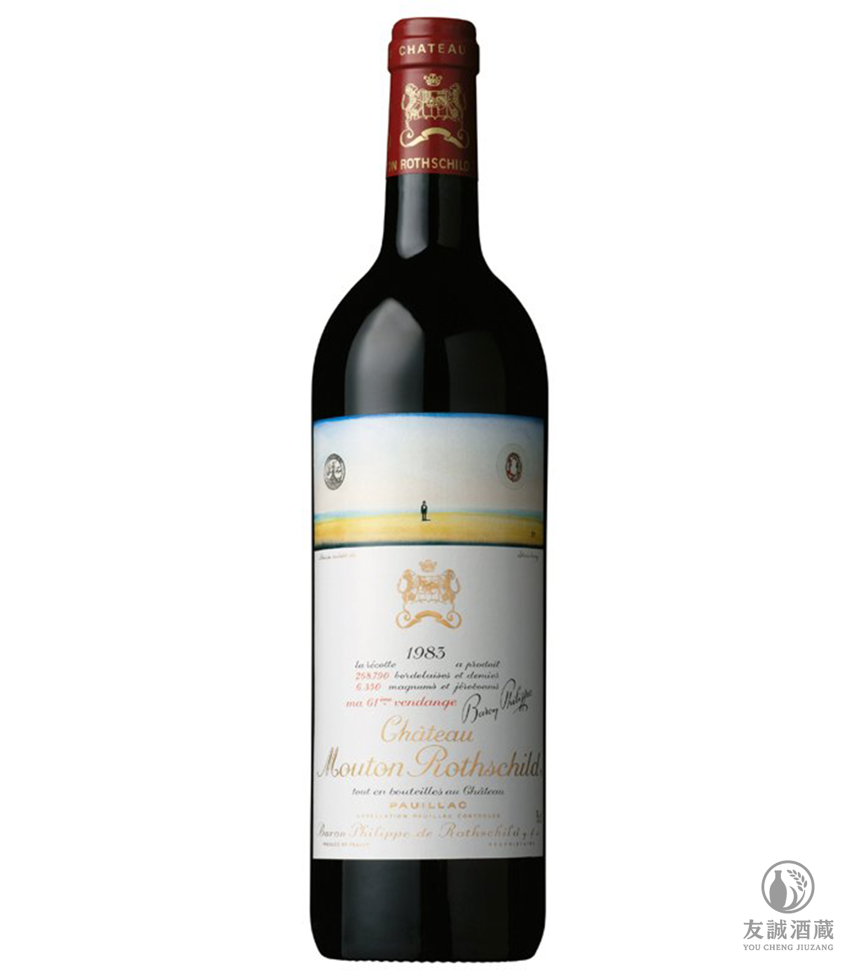 1983Ch&acirc;teau Mouton（木桐/武當） Rothschild 友誠酒藏