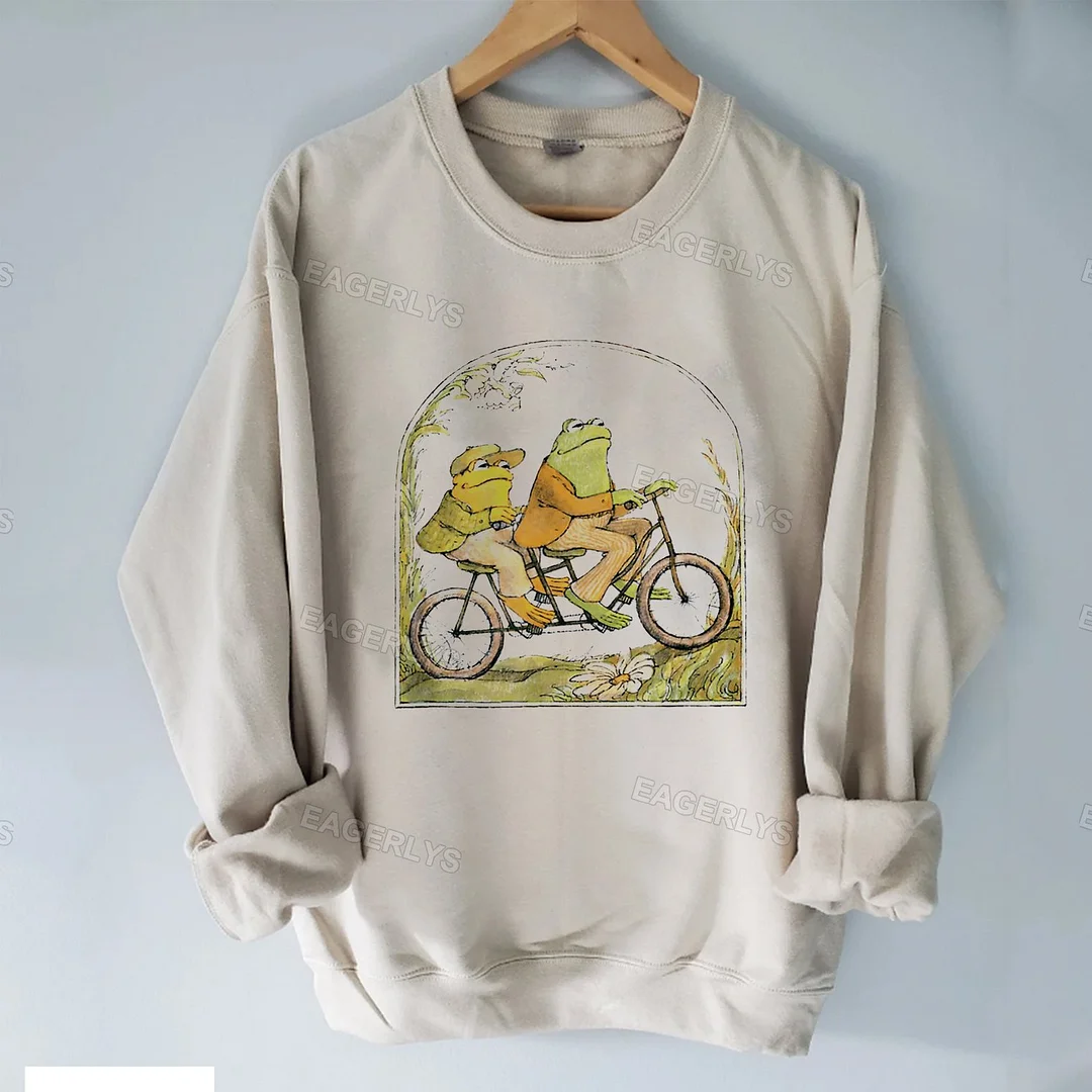 Eagerlys Frog And Toad Sweatshirt Eagerlys