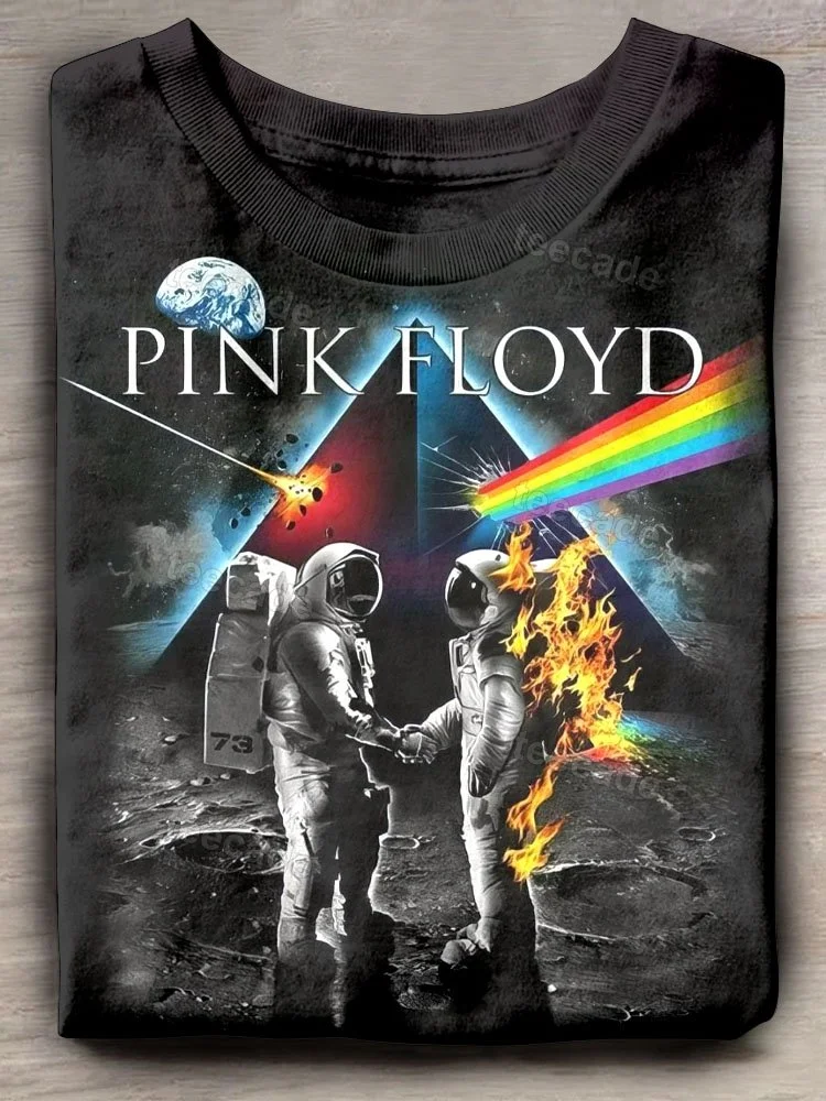Teecade Teecade Pink Floyd Band Art Print T-shirt