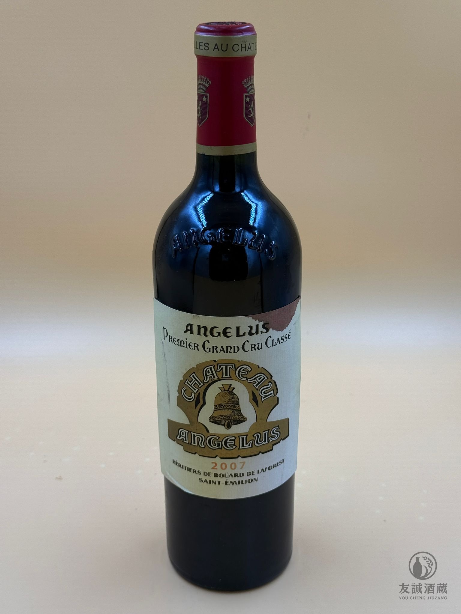 【0134】金鐘 Ang&eacute;lus 2007｜經典年份｜酒標微瑕｜品鑒價 友誠酒藏