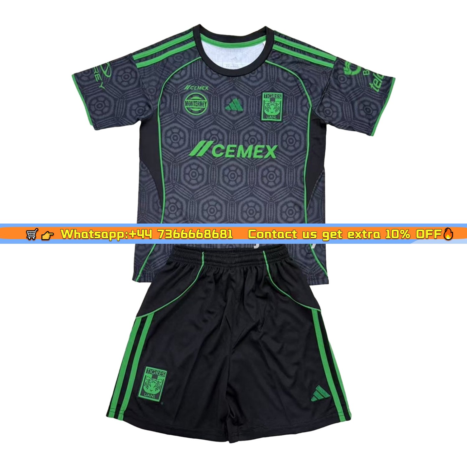 Tigres UANL 25-26 Third Men's Adult Jersey Set - Fans Version