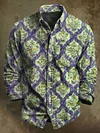 Vintage Floral Art Print  Long Sleeve Shirt