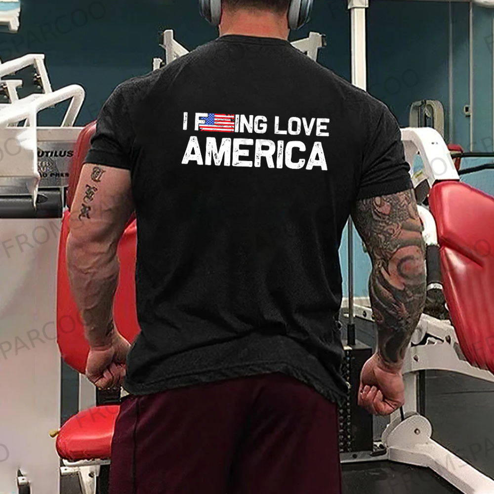 I Falling Love America Men's T-Shirt