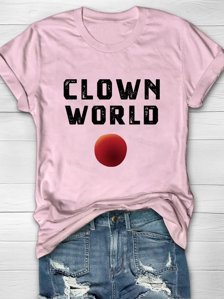 Eagerlys Clown World T-shirt Eagerlys