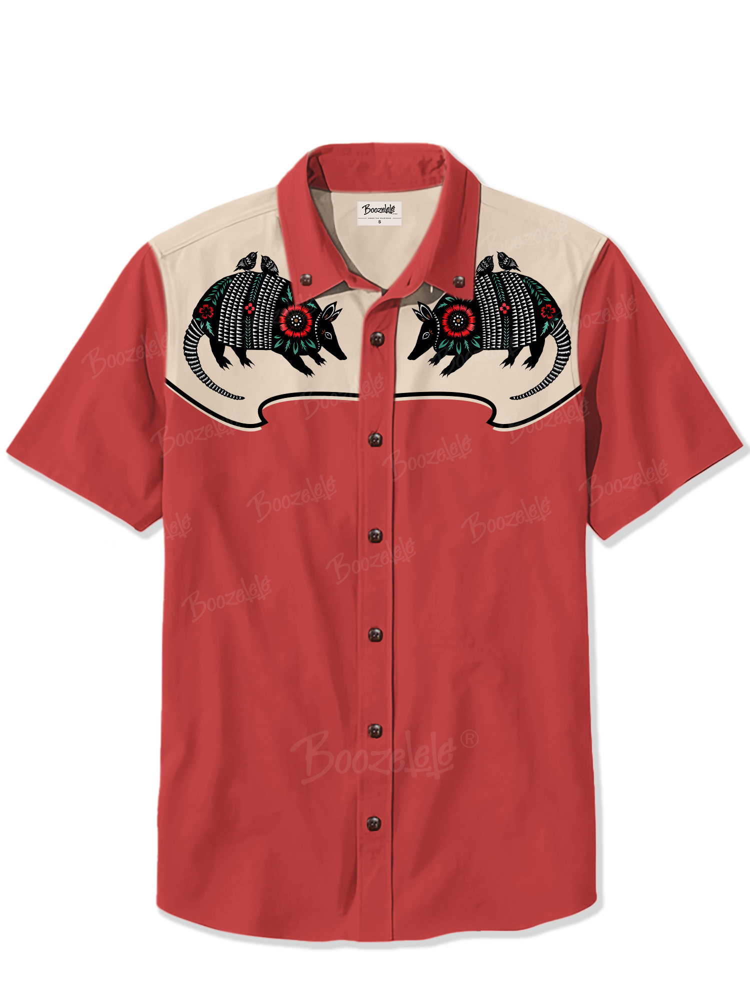 West Vintage Armadillo - 100% Cotton Shirt