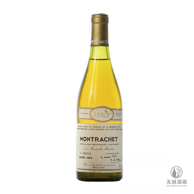 1985年 Roman&eacute;e-Conti Montrachet 蒙哈榭特級園白葡萄酒 友誠酒藏