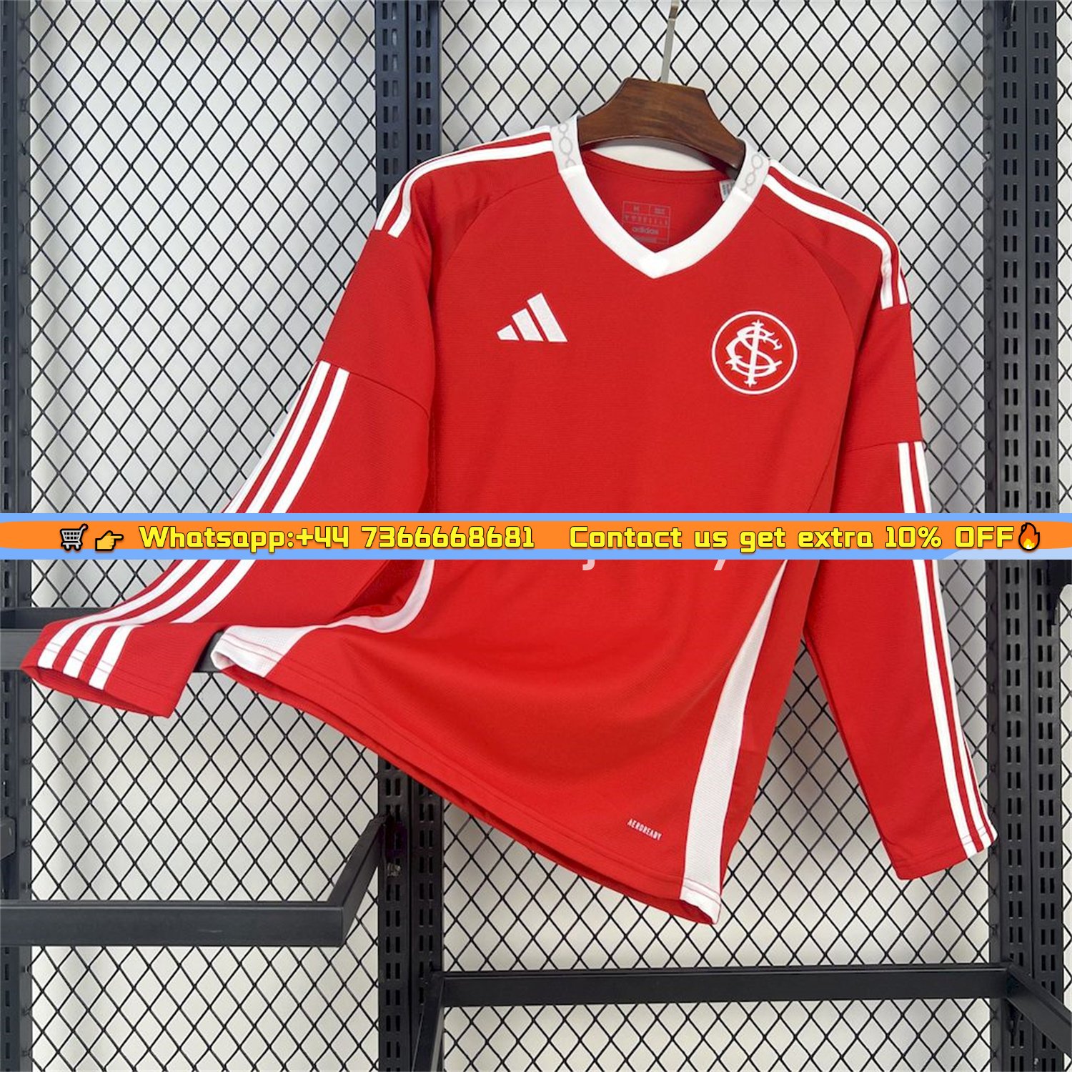 SC Internacional 25-26 Home Unsponsored Long Sleeves Jersey - Fans Version