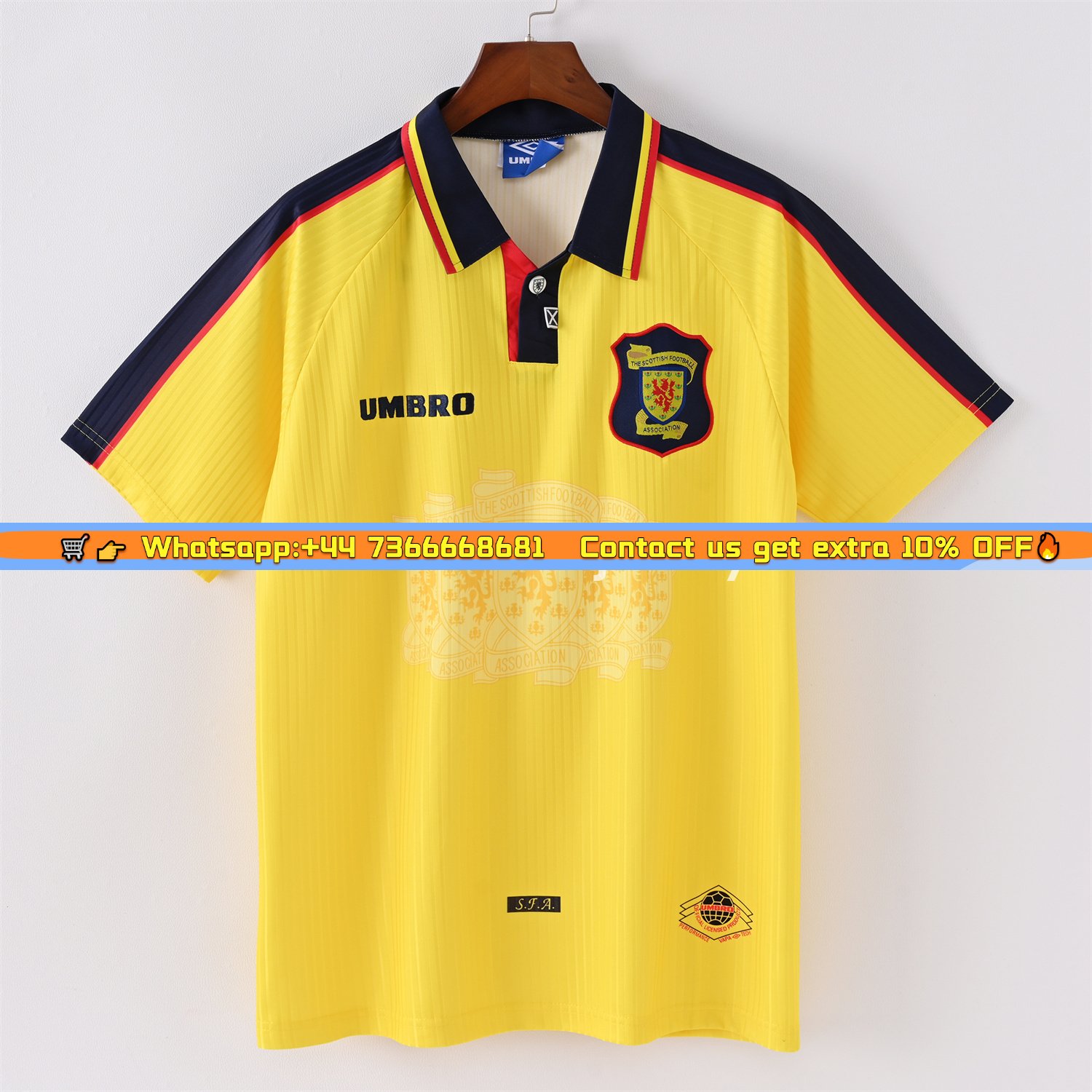 Retro S-c-o.t l.a-n.d 1996-98 Away Jersey