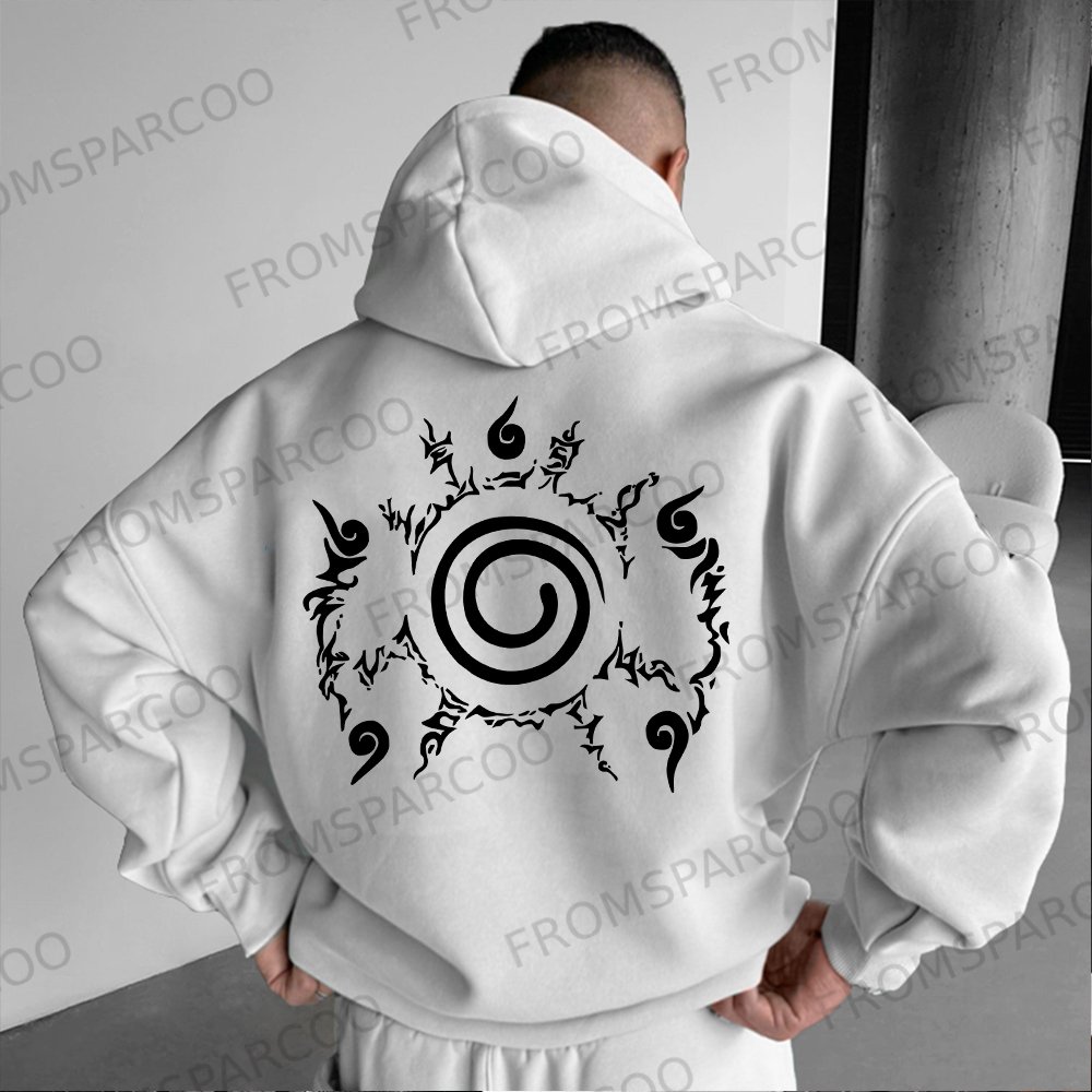 Unisex Anime Naruto Simple Print Hoodie