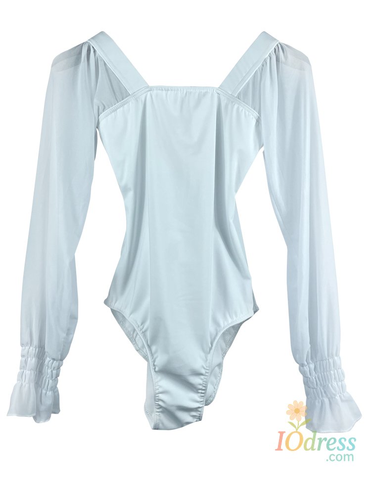 IO Dress Mesh Ballet Leotard Women Fairy Ballerina Outfit Classical Dancewear Gymnastics Swimsuit Yoga Tights Performance Costume