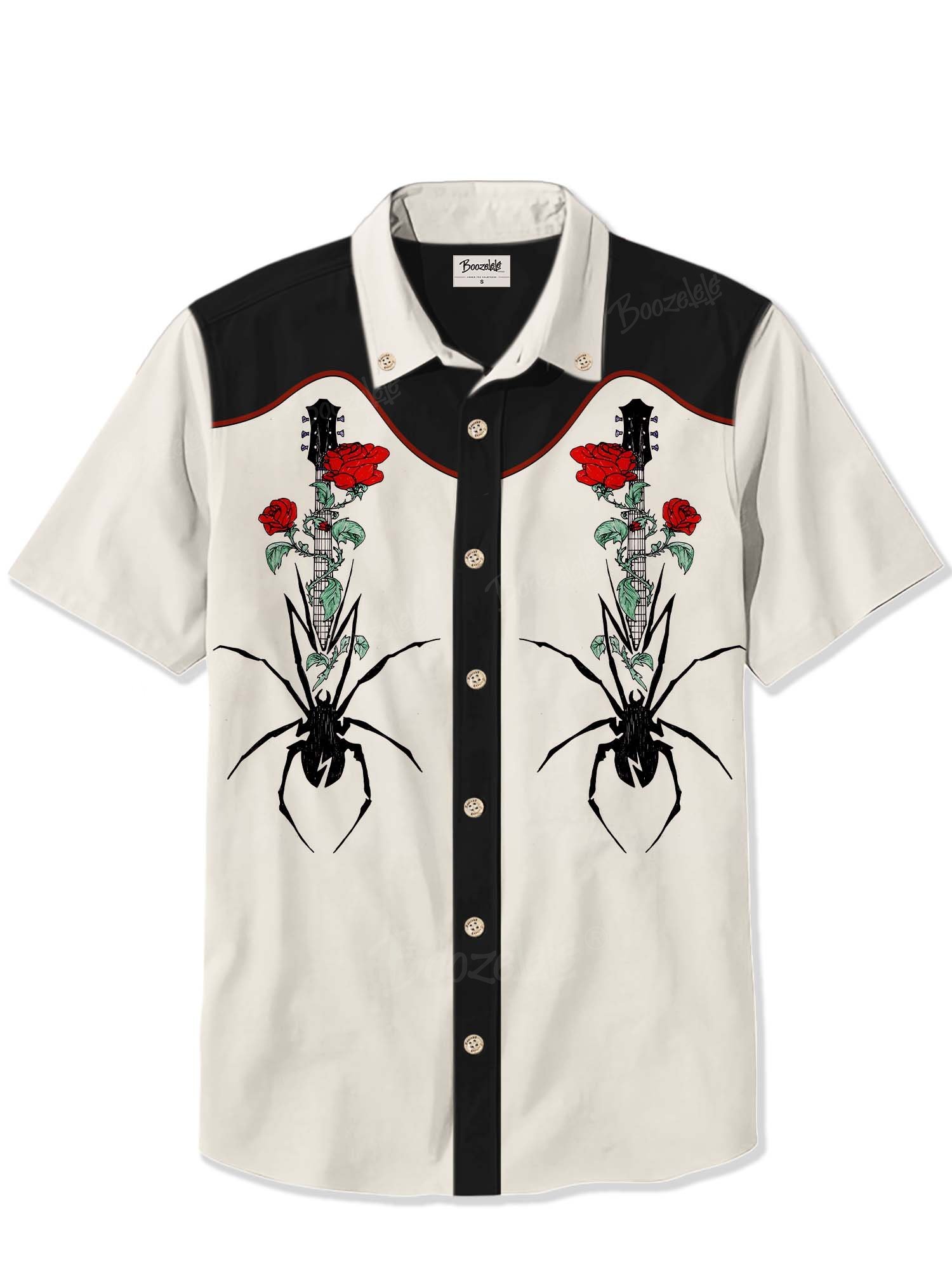 Spider Guitar - 100% Cotton Shirt