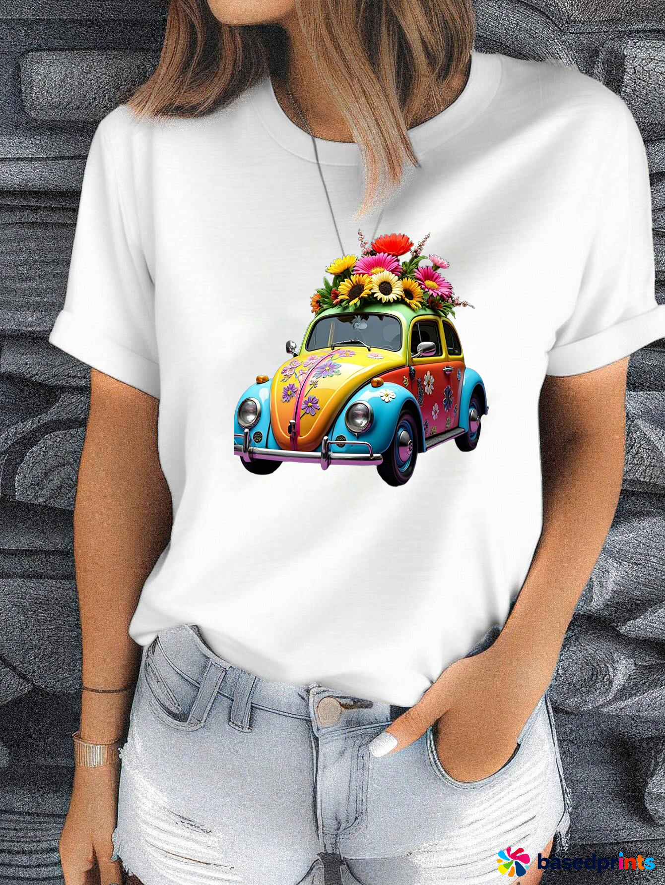 Hippie Car Graphic Tee