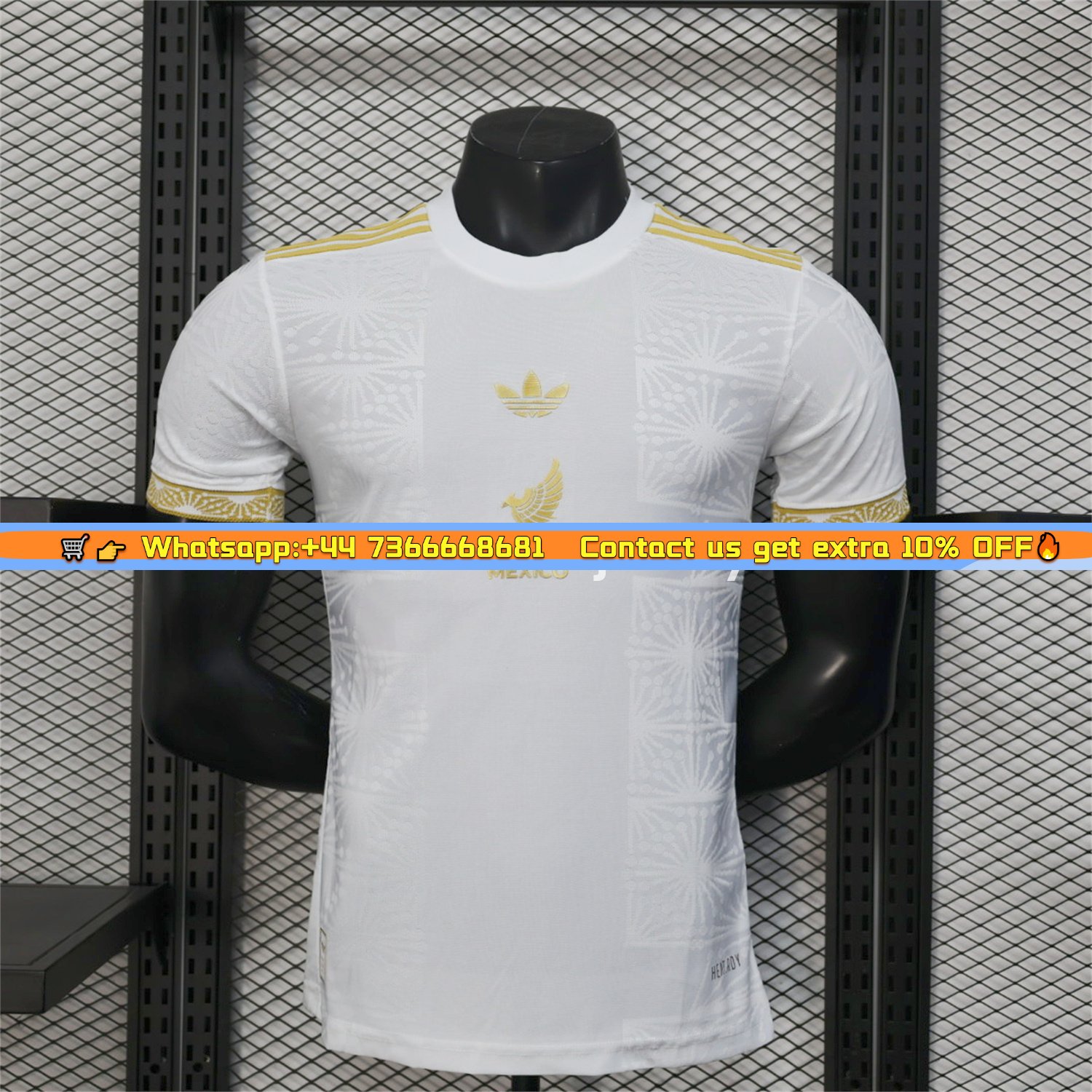 Mexico 2025 Gold Cup White Special Edition Jersey - Player Version