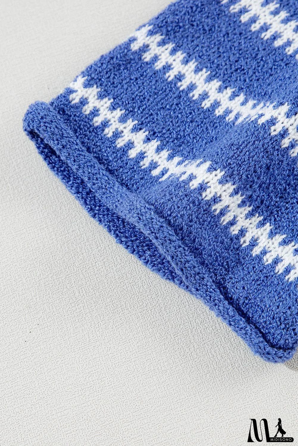 Stripe Drop Shoulder Casual Sweater