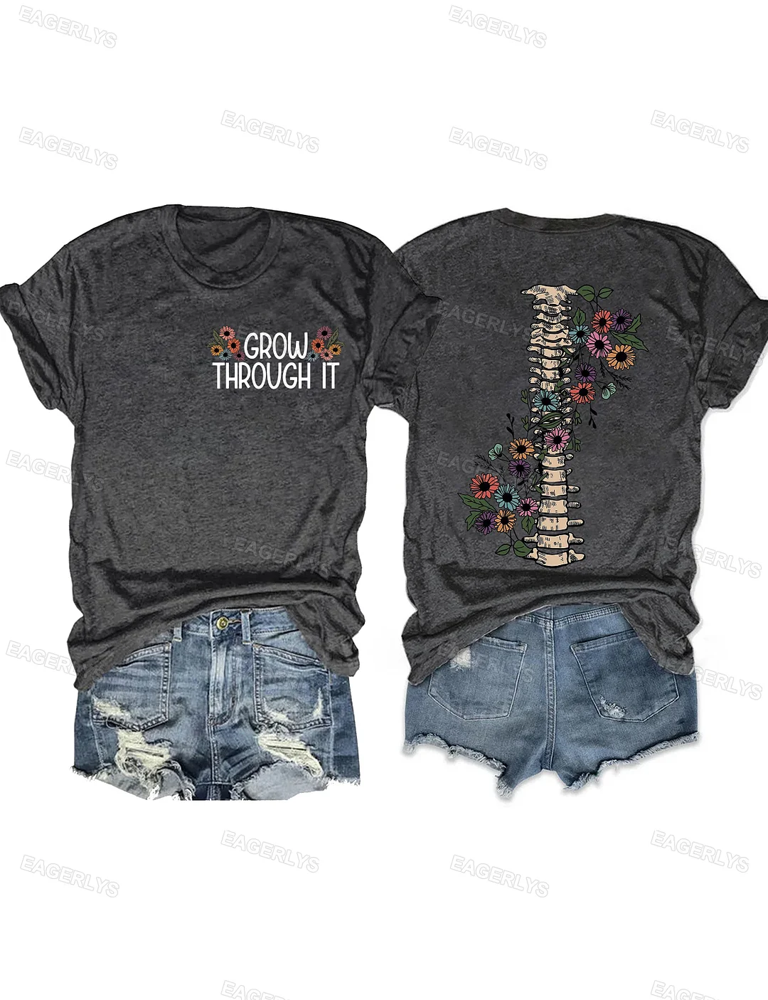 Eagerlys Grow Through It T-shirt Eagerlys