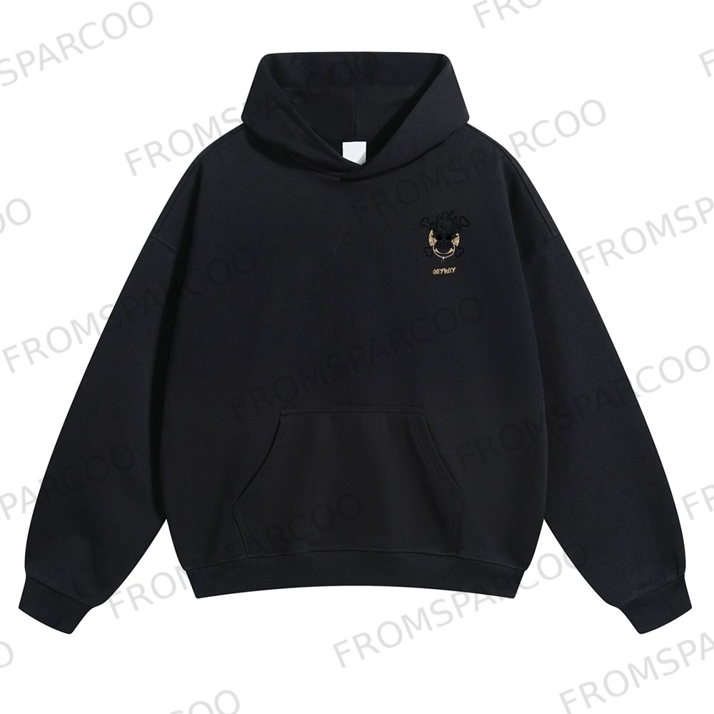 Unisex Casual Anime Print Hoodie