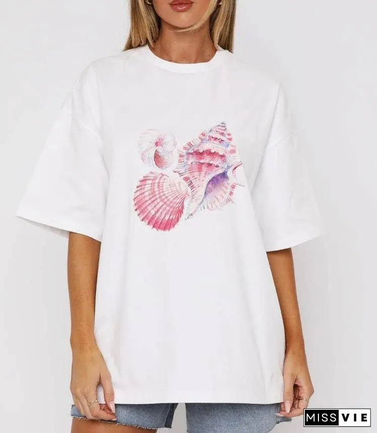 Bikini & Floral Graphic Tee