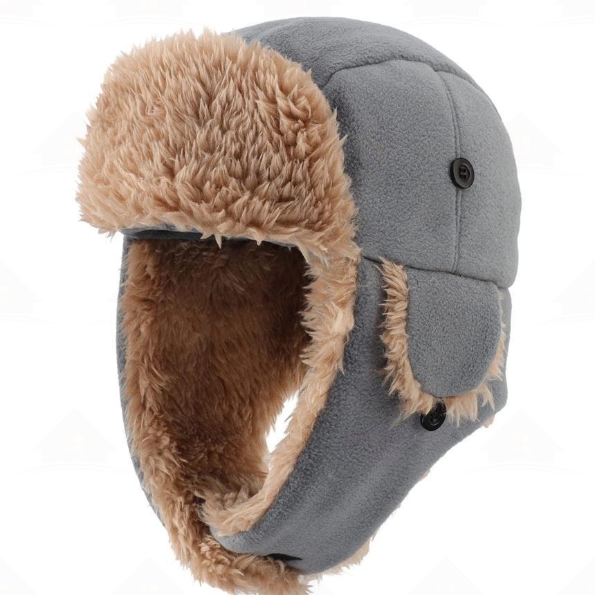 Home Prefer Toddler Boys Kids Fleece Trapper Winter Hat with Ear Flaps Warm Hat