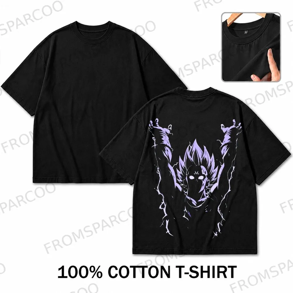 Unisex Oversized Anime Print T-Shirt