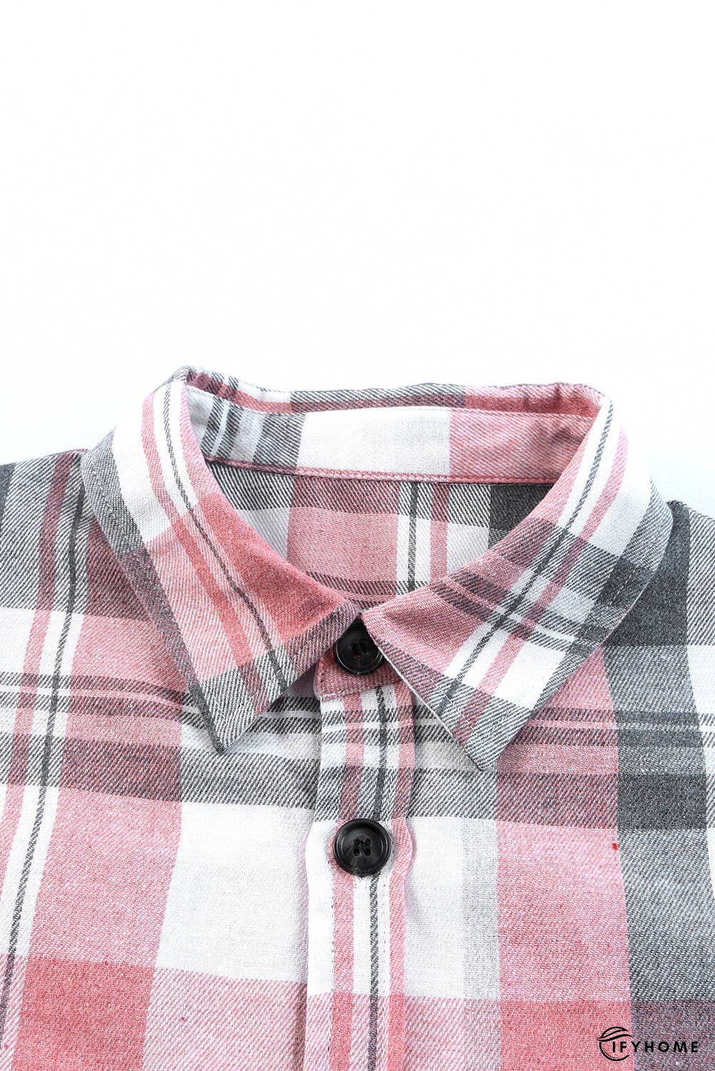 Plaid Button Up Patch Pocket Shirt | IFYHOME