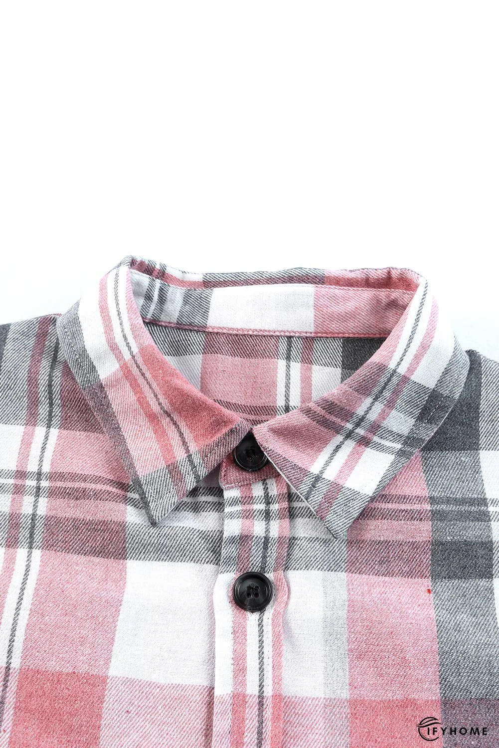 Plaid Button Up Patch Pocket Shirt | IFYHOME