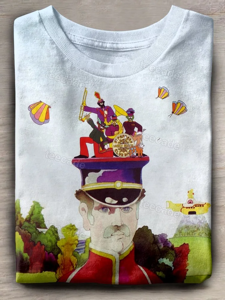 Teecade The Beatles Band Art Print T-shirt