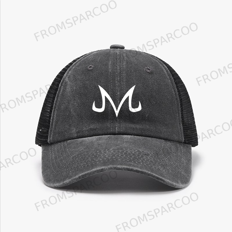 Unisex Dragon Ball Anime BUU Simple Printed Mesh Baseball Cap