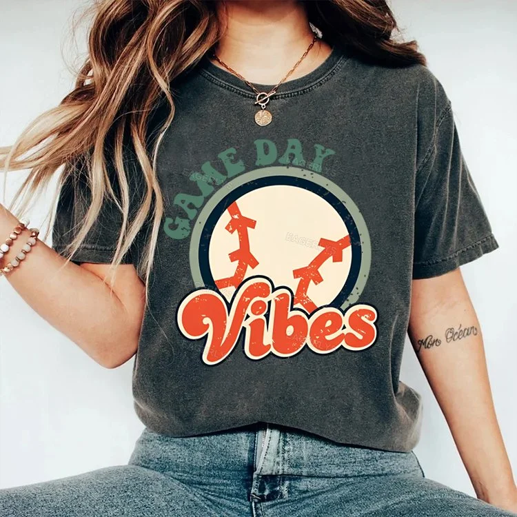 Eagerlys Game Day Vibes T-shirt Eagerlys