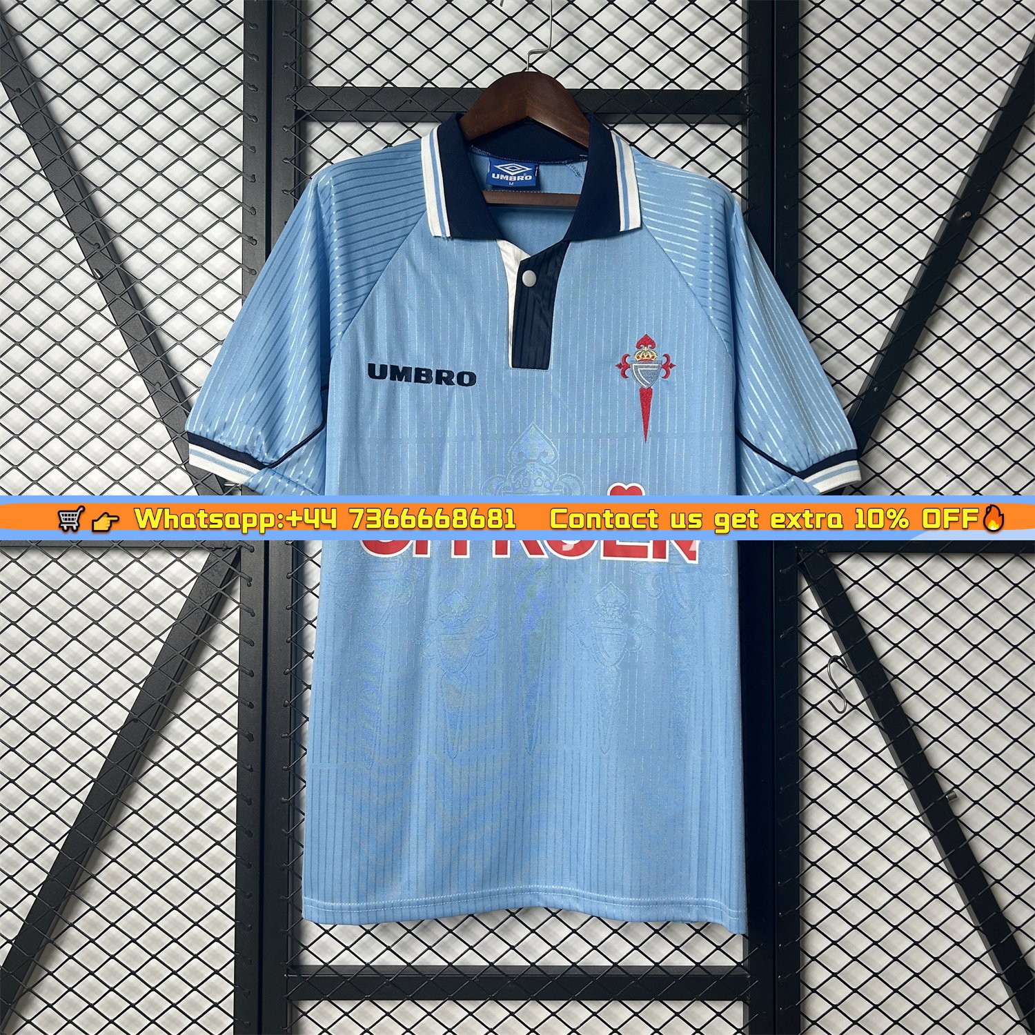 Retro Celta Vigo 1997-99 Home Jersey