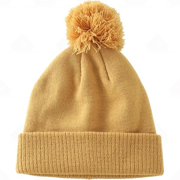 Home Prefer Little Kids Knit Pom Pom Beanie Hat Toddler Cuff Winter Skull Ski Cap