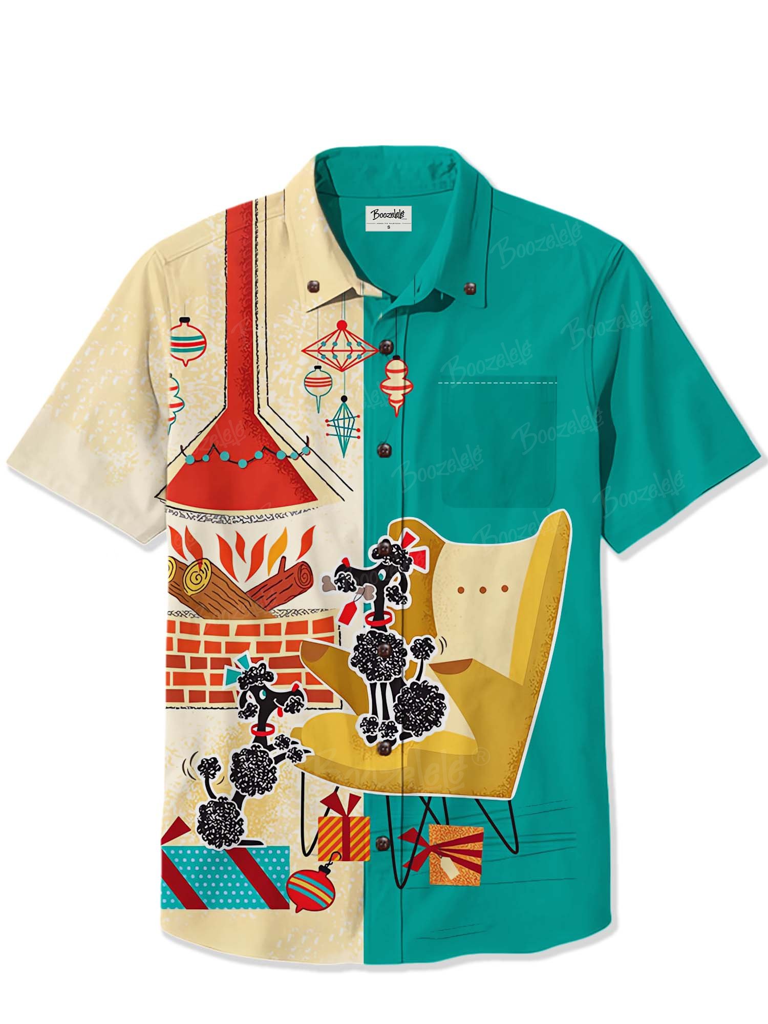 1950‘s Vintage Atomic Dog Christmas - 100% Cotton Shirt