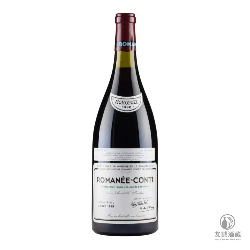 1995年Romanee-Conti 羅曼尼&middot;康帝特級園紅酒 友誠酒藏