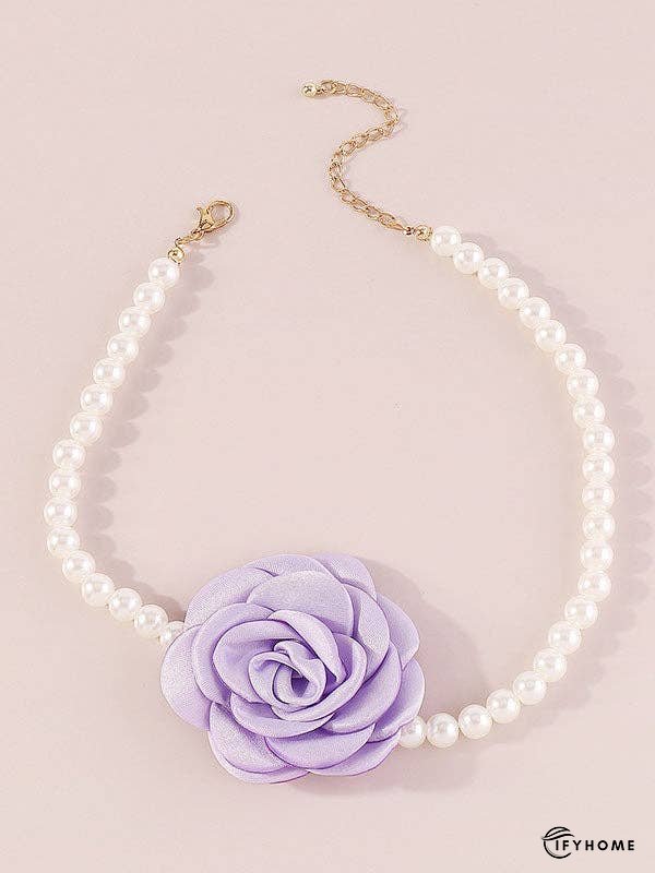 Three-Dimensional Flower Necklaces Accessories | IFYHOME