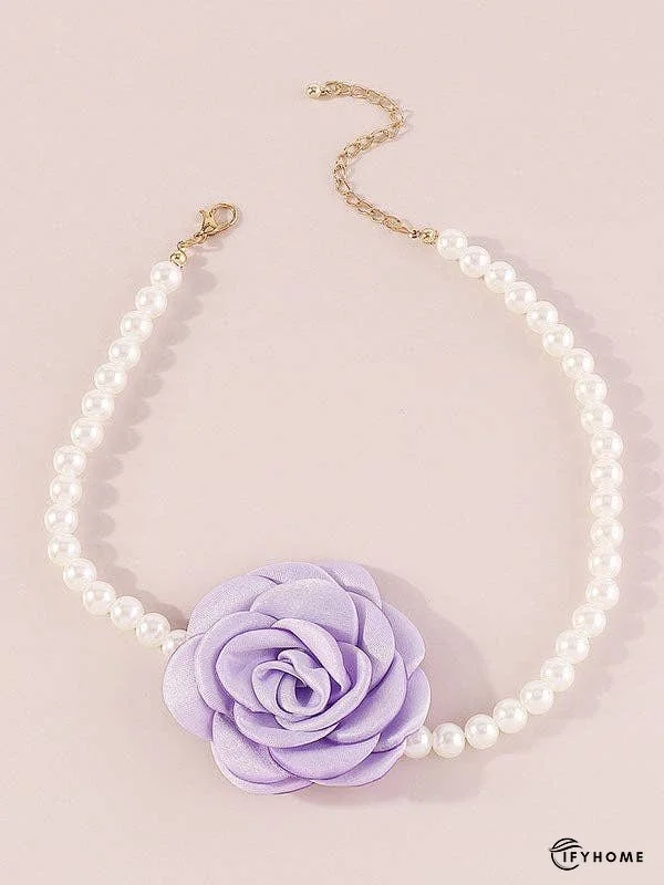Three-Dimensional Flower Necklaces Accessories | IFYHOME