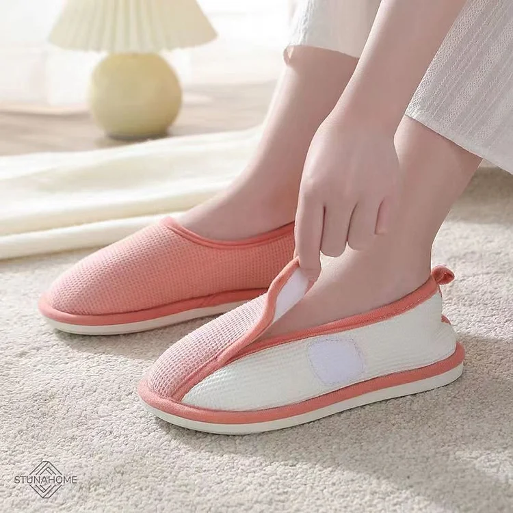 Unisex Fully Adjustable Diabetic Indoor Shoes  Stunahome.com