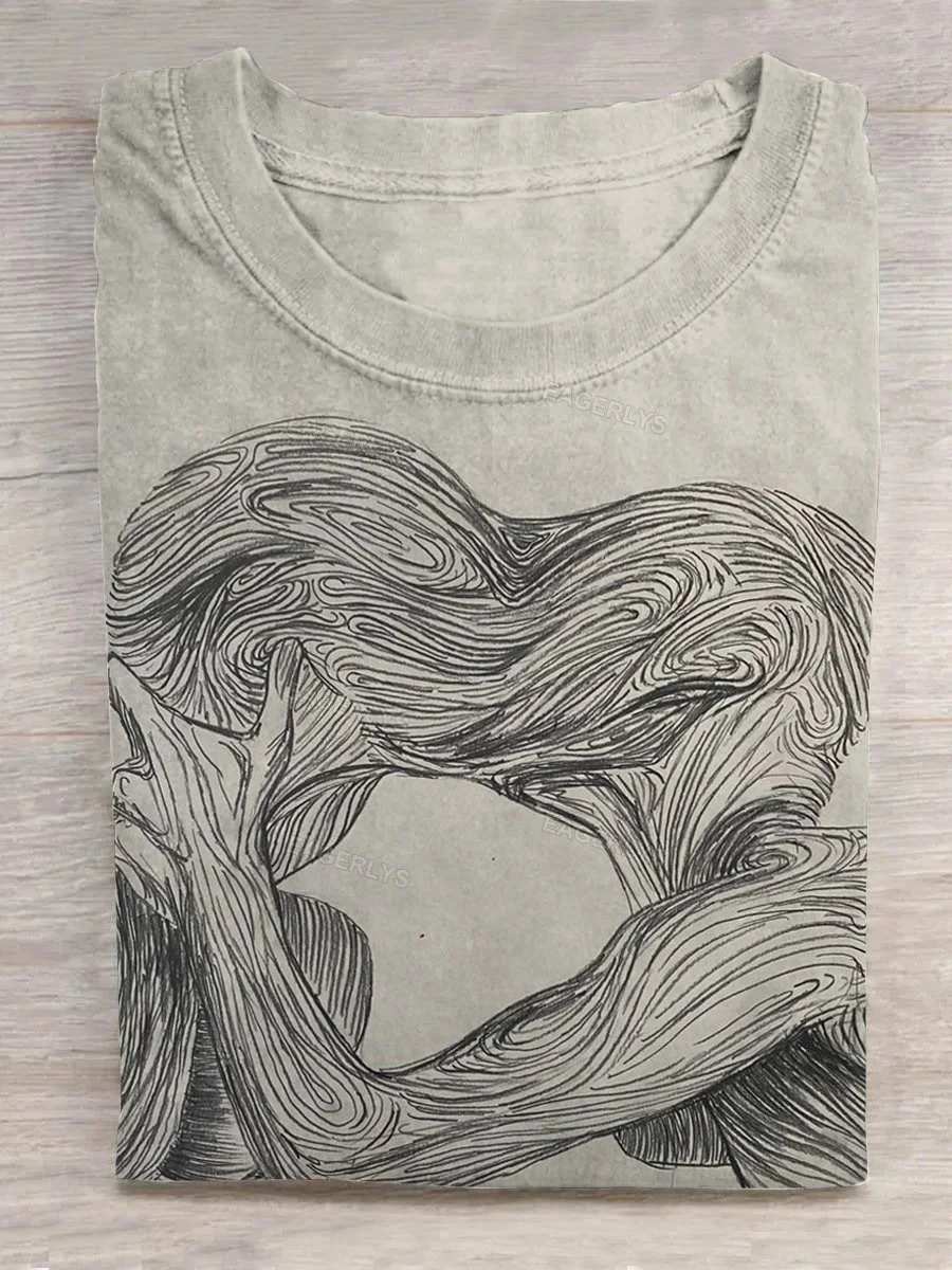 Eagerlys Love Is Like Glue and Paint T-shirt Eagerlys