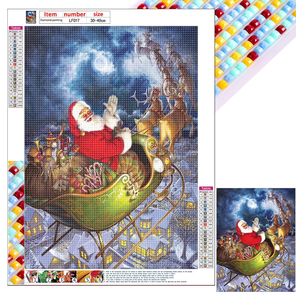 Diamond Painting - Full Square - Santa Claus (30*40CM)  ARY