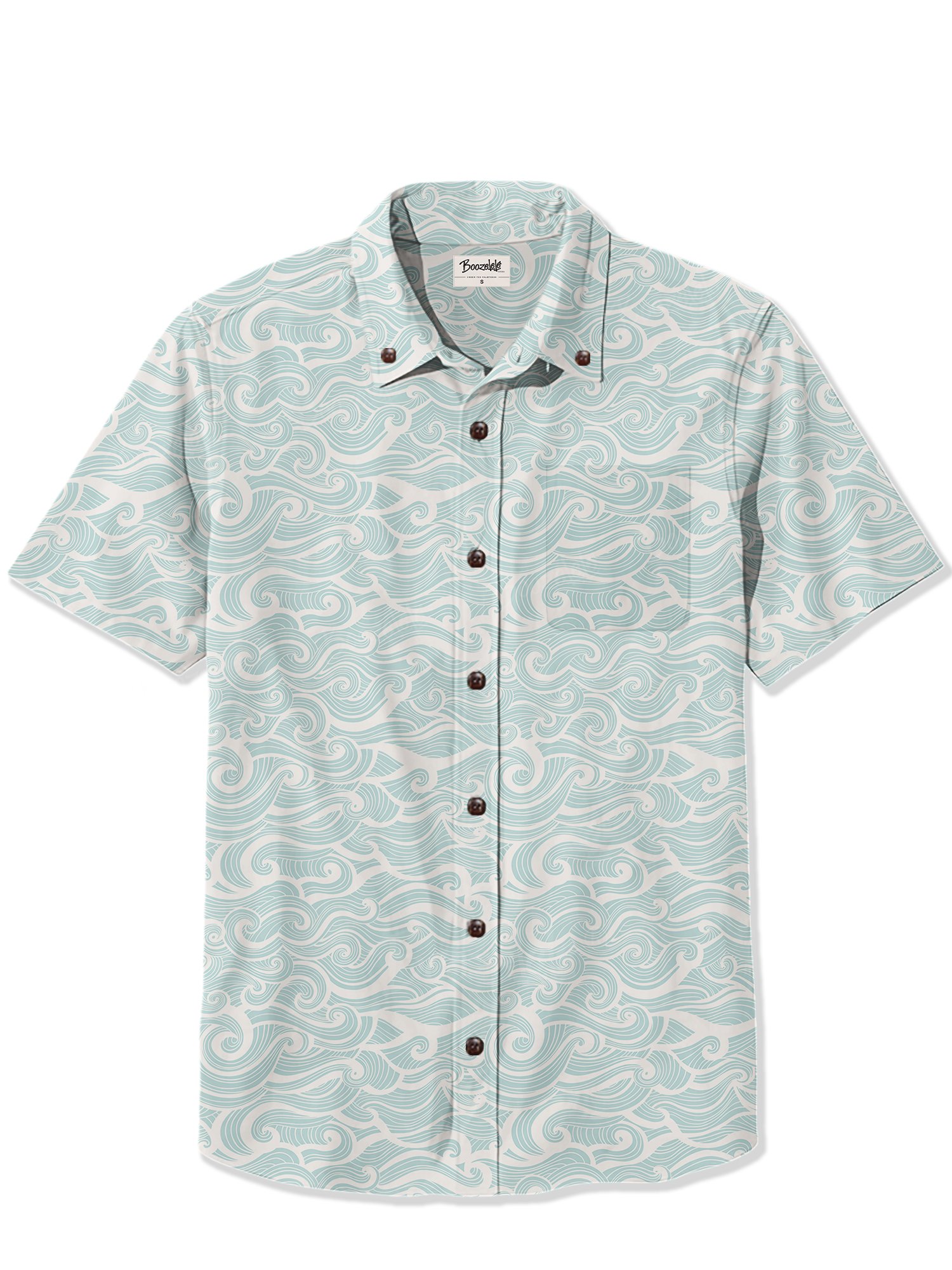 【Amy Suther X Boozelele】Ocean Flow - 100% Cotton Shirt