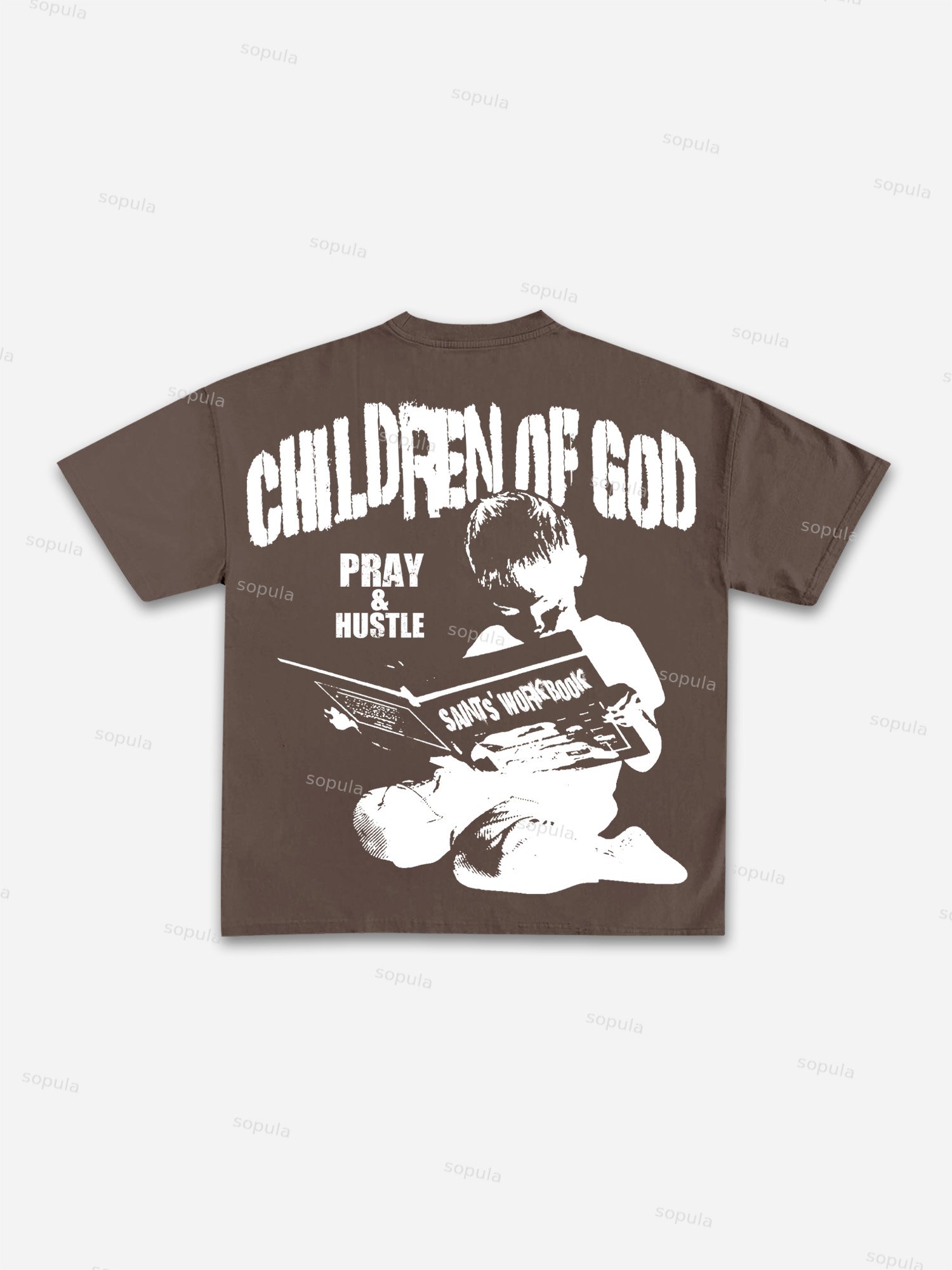 Saints' Workbook Son Of God Vintage Graphic Cotton T-shirt