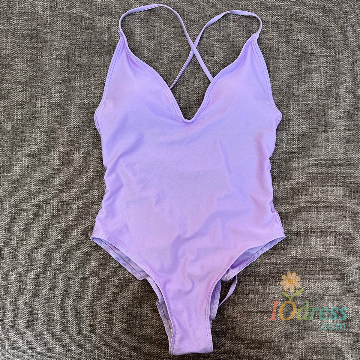 IO Dress XL-3XL Sexy Padded One Piece Swimsuit Women Plus Size Swimwear Solid Bathing Suit Monokini Swimming Suit Summer Beachwear