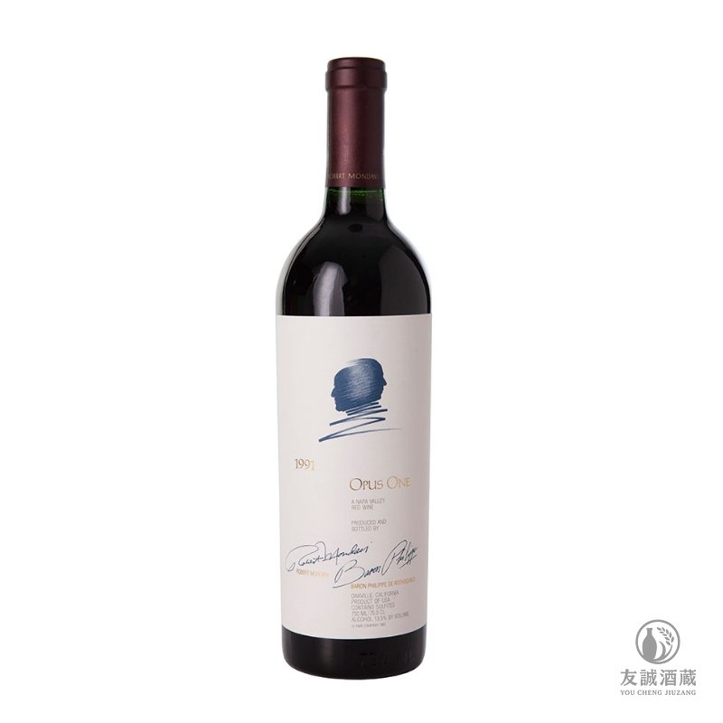 1991年 Opus One 作品一號 Opus One紅酒 友誠酒藏