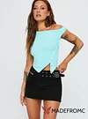 Paltrow Cargo Mini Skort Washed Black