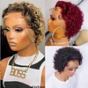 6 Inch Short Wig Bob Curly Hair