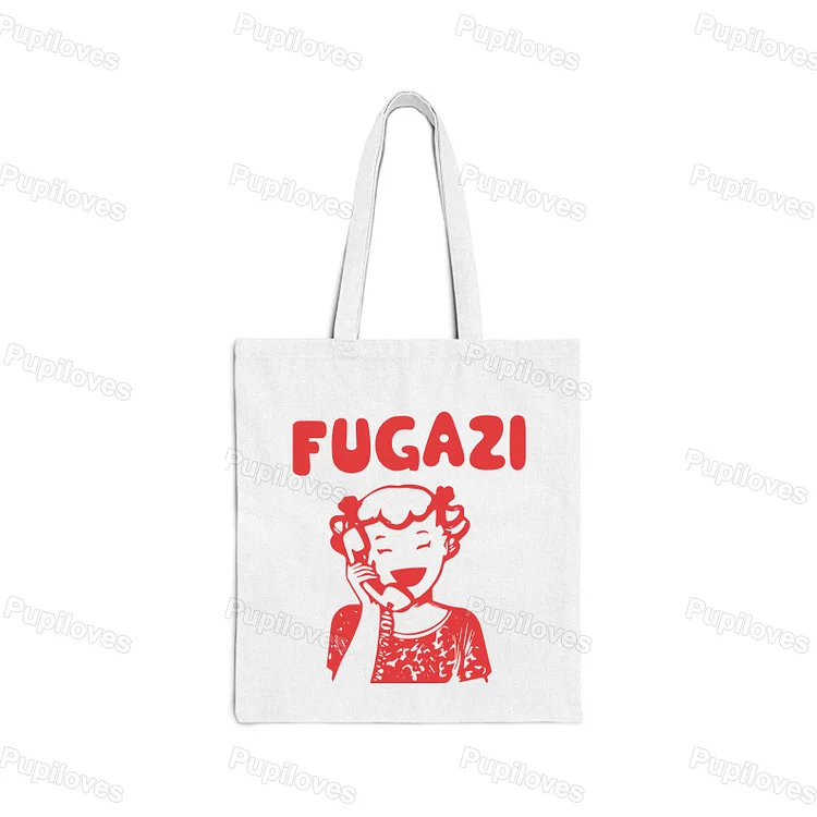Pupiloves Pupiloves Retro Fugazi Unisex Jerseyt Tote Bag