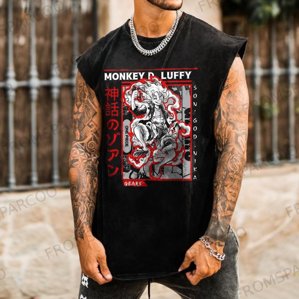 Men's Casual Anime Sports Vest